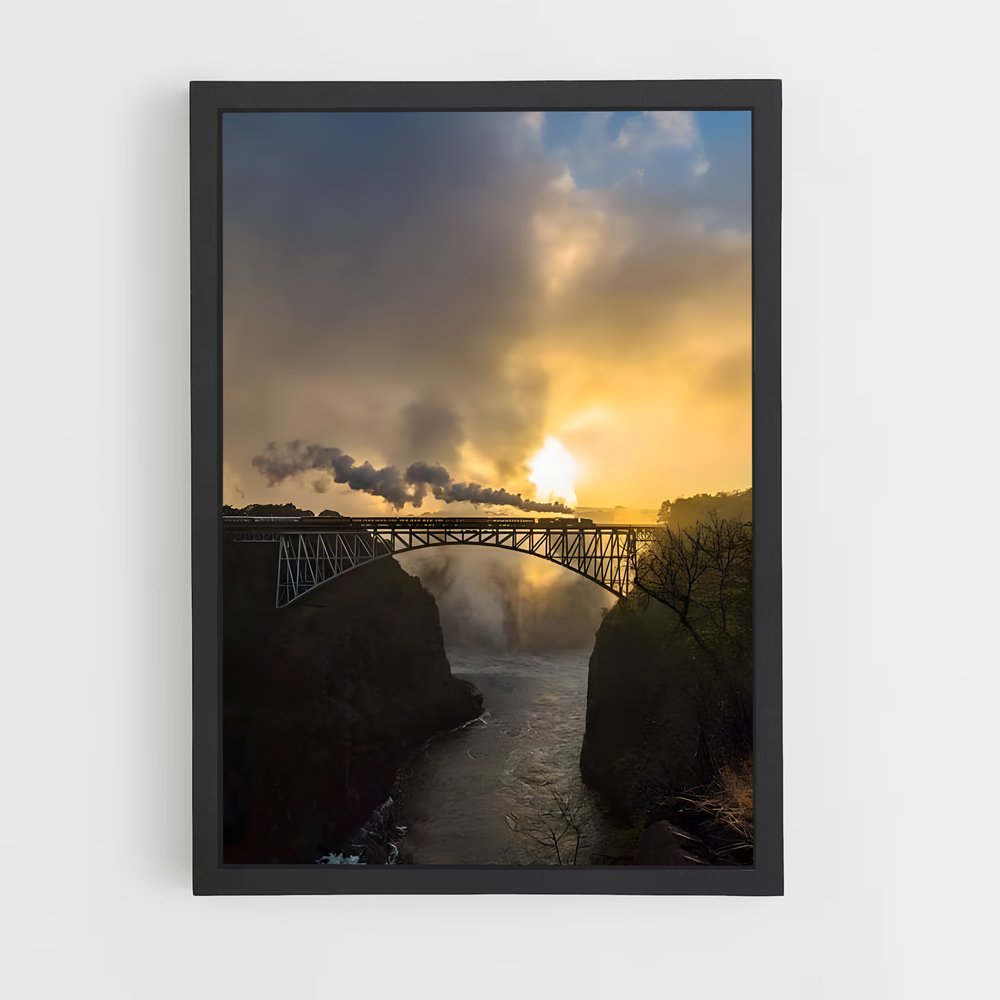 Poster Sunset Over Victoria – affiche Saut à l’élastique (vue 2)